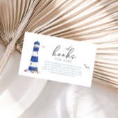 Minimale Nautische Zeilboot Ahoy Boy Boeken voor B Informatiekaartje