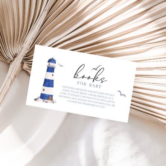 Minimale Nautische Zeilboot Ahoy Boy Boeken voor B Informatiekaartje