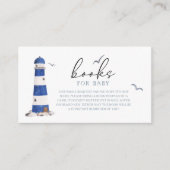 Minimale Nautische Zeilboot Ahoy Boy Boeken voor B Informatiekaartje (Voorkant)