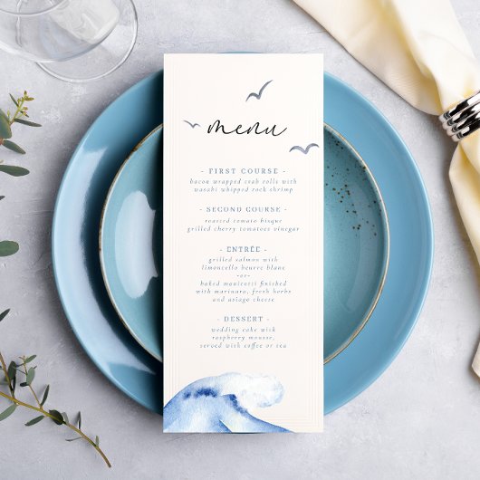 Minimale Nautische Zeilboot Ahoy Boy's Menu