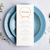 Minimale Nautische Zeilboot Ahoy Boy's Menu