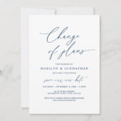 Minimale Navy, Wijziging van plannen, trouwdatum v Kaart (Voorkant)