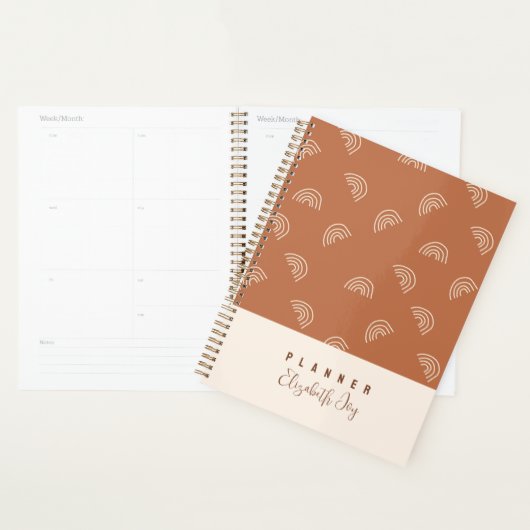 Minimale neutrale Boho  Planner (Display)