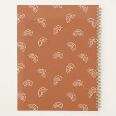 Minimale neutrale Boho  Planner (Achterkant)