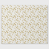 Minimale neutrale kerstboom cadeaupapier (Vlak)