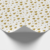 Minimale neutrale kerstboom cadeaupapier (Hoek)