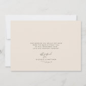 Minimale Neutrale Kleurbruiloft Hartelijk dank (Achterkant)