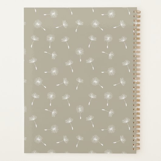 Minimale neutrale  planner (Achterkant)