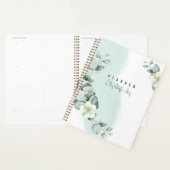 Minimale neutrale Sage Floral Planner (Display)