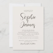 Minimale neutrale uitnodiging voor weddenschappen (Voorkant)