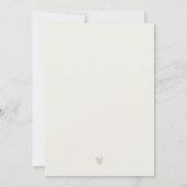 Minimale New Orleans Louisiana Schets Bruiloft Kaart (Achterkant)