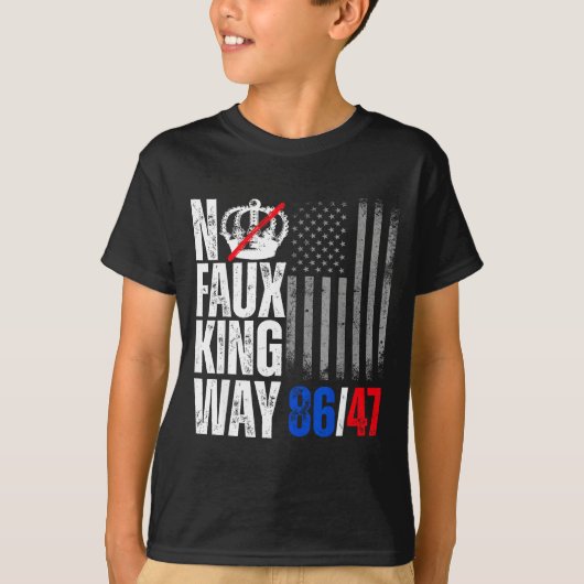 Minimale No Faux King Way 86 T-shirt (Voorkant)