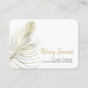 Minimale Noteerservices Gold Earthy Square Visitekaartje