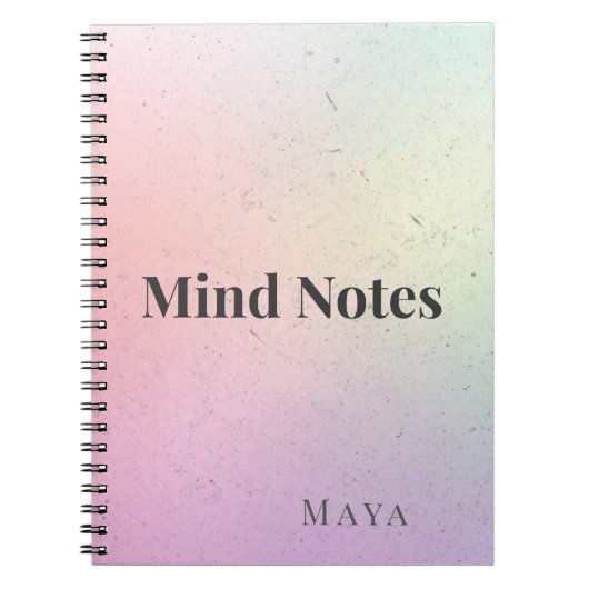 Minimale Notitieboek Mind Notes (Voorkant)