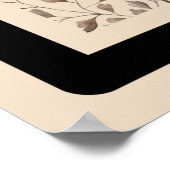 Minimale Oasis Floral Pattern Canvas afdrukken Poster (Hoek)