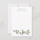 Minimale olievlek bedankkaart (Voorkant)