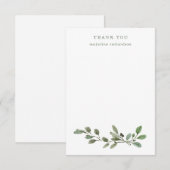 Minimale olievlek bedankkaart (Voorkant / Achterkant)