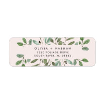 Minimale olievlek | Blush roze bruiloft