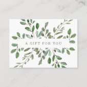 Minimale olievlek | Cadeaubon Kortingskaartje (Voorkant)