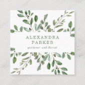 Minimale olievlek vierkante visitekaartje (Voorkant)