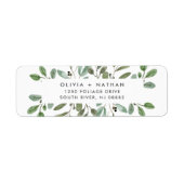 Minimale olievlek | Weddenschap Etiket (Voorkant)