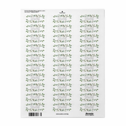 Minimale olievlek | Weddenschap Etiket (Full Sheet)