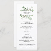 Minimale olievlek | Weddenschap Programmakaart (Voorkant / Achterkant)