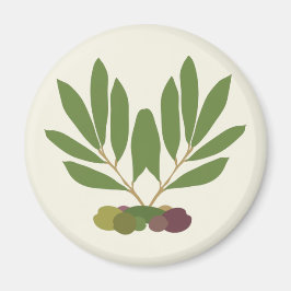 Minimale olijven en bijkantoren. magneet