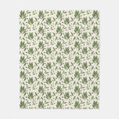 Minimale olijven en bijkantoren - naadloos patroon fleece deken (Voorkant)