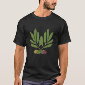 Minimale olijven en bijkantoren. t-shirt (Voorkant)