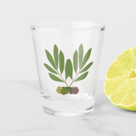 Minimale olijven en bijkantoren. T-Shirt Shot Glas