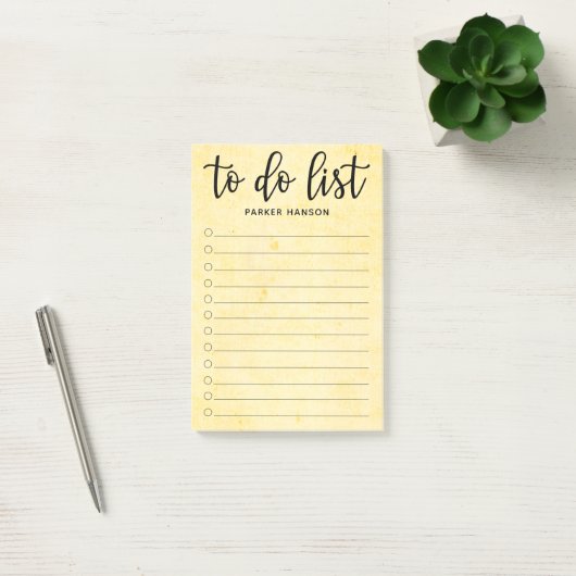 Minimale om lijst te doen post-it® notes (Kantoor)
