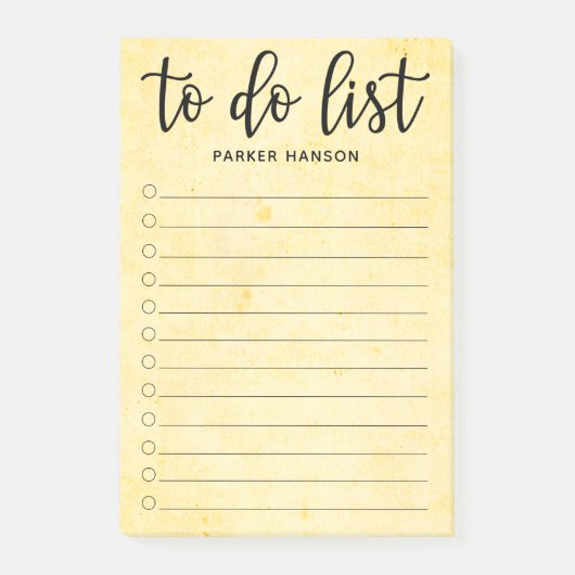 Minimale om lijst te doen post-it® notes (Voorkant)