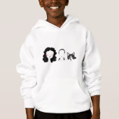 Minimale ontwerp Kinderen Pullover Hoodie (Voorkant)