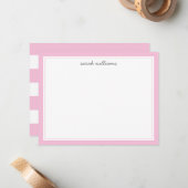 Minimale ooggrens oogstroze oogstrand notitiekaartje (Voorkant / Achterkant in situ)