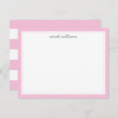 Minimale ooggrens oogstroze oogstrand notitiekaartje (Voorkant / Achterkant)