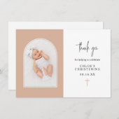 Minimale oogstfoto's met oogverblindende oogstekel bedankkaart (Voorkant / Achterkant)