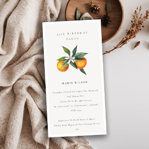 Minimale Oranje Boho-fauna Elke ouderdom nodigt ui Bedankkaart