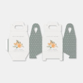 Minimale Oranje Botanische Boho Love Bedankt Weddi Bedankdoosjes (Uitgevouwen)