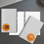 Minimale Oranje Dot Initialen Grijs Afspraak Planner<br><div class="desc">De Minimal Oranje Dot Initialen Grey Afspraak Planner Sjabloon is onderdeel van de Grey Visitekaartje Design & Marketing Items Collectie. Het heeft een slanke grijze hoes met de initialen, naam en jaar gedrukt in een vet oranje stip in de rechterbenedenhoek van de voorhoes. Op de achterflap staat een uitnodiging om...</div>