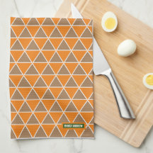 Minimale oranje en bruine landstijl