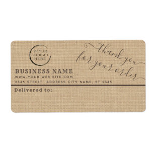 Minimale overlapping bedankt uw zakelijke maillabe etiket
