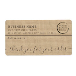 Minimale overlapping bedankt uw zakelijke maillabe etiket