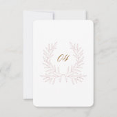 Minimale paardenbordkaartje K310 RSVP Kaartje (Voorkant)