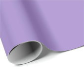 Minimale Paarse lavendel Solid Color Cadeaupapier (Rol Hoek)