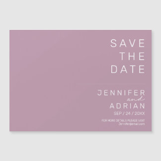 Minimale Paarse, moderne, horizontale opslagdatum