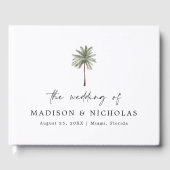 Minimale palmboom - Buurwedstrijd Gastenboek (Voorkant)