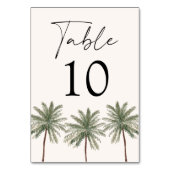 Minimale palmweduwen kaart (Voorkant)