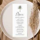 Minimale palmweduwen menu