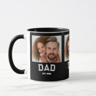 Minimale papa ingestelde jaar nieuwe vader foto mok
